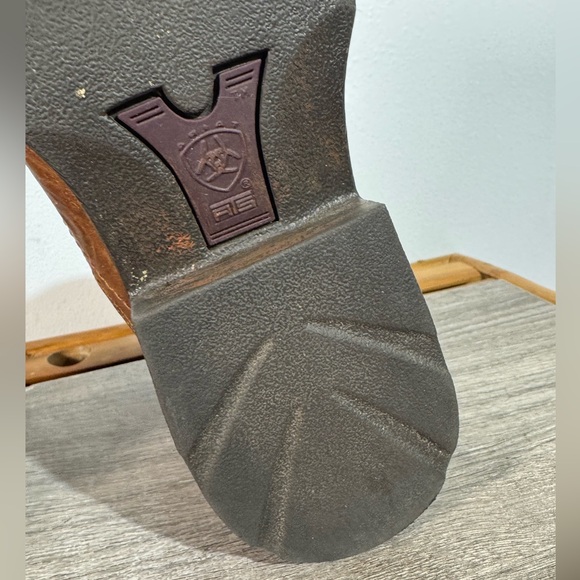 Ariat Men’s Midtown Rambler Size 8 D Barn Brown Leather 10019868 Chelsea Boots - Picture 15 of 16